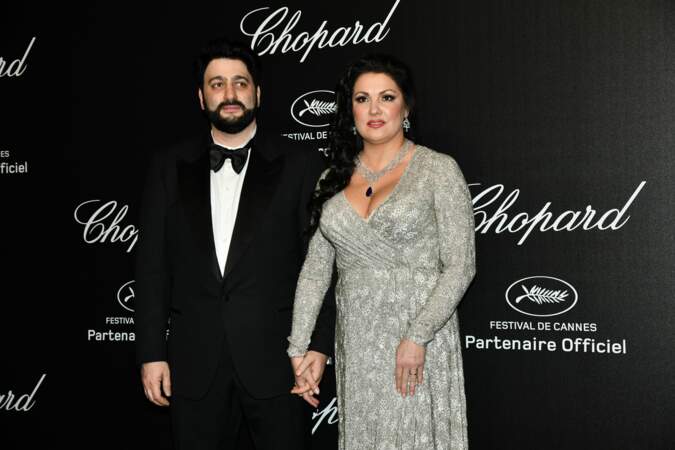 Anna Netrebko et Yusif Eyvazov à la soirée Love de Chopard au Festival de Cannes 2019