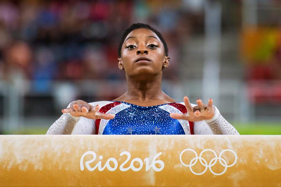 Simone Biles invoque les esprits olympiques