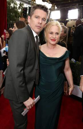 Ethan Hawke et Patricia Arquette (Meilleure actrice dans un second rôle), le duo star du film Boyhood 
