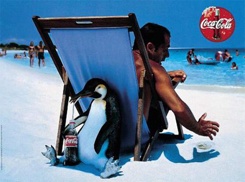 Affiche Coca Cola de 2000 - Savoir rester frais
