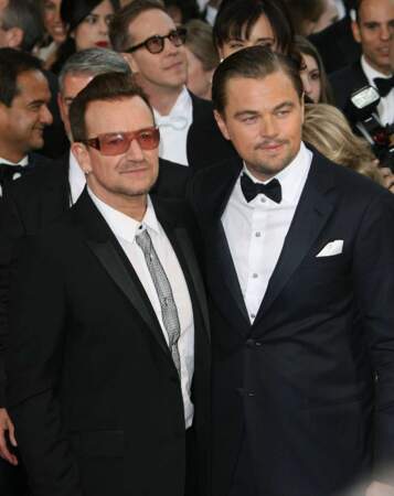 Leonardo Dicaprio et Bono élégants sur le tapis rouge !