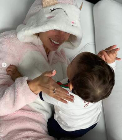 Mélanie Da Cruz a fêté son anniversaire avec son bébé, Swan.