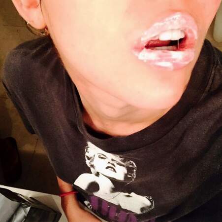 ... et Miley Cyrus adore le dentifrice. 