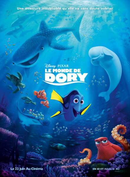 En salles le 22 juin 2016, Le monde de Dory, la suite de Nemo !