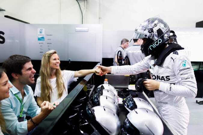 Nico Rosberg peut compter sur le soutien de Vivian Sibold pour l'emmener vers la victoire