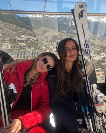 Et les Miss Rachel Legrain-Trapani et Malika Ménard se sont offert une pause au ski. 