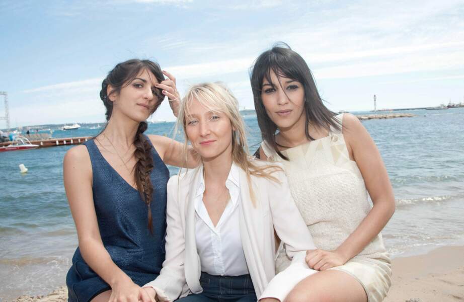 Avec les copines Géraldine Nakache et Audrey Lamy, au moment de la sortie de "Tout ce qui brille" (2010)