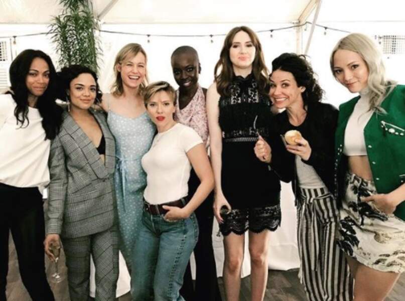 Quand toutes les actrices de Marvel se réunissent, ça donne ça et on adore, EVIDEMMENT. 