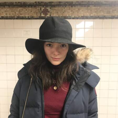 Lorde était incognito dans le métro. 