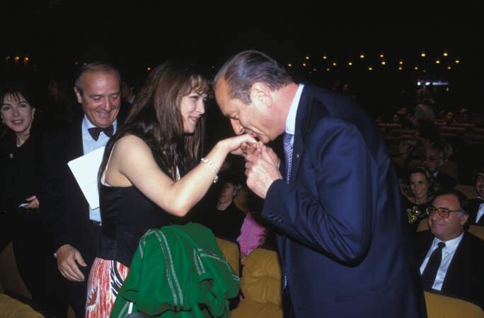 Jacques Chirac était un vrai gentleman, ici avec Sophie Marceau
