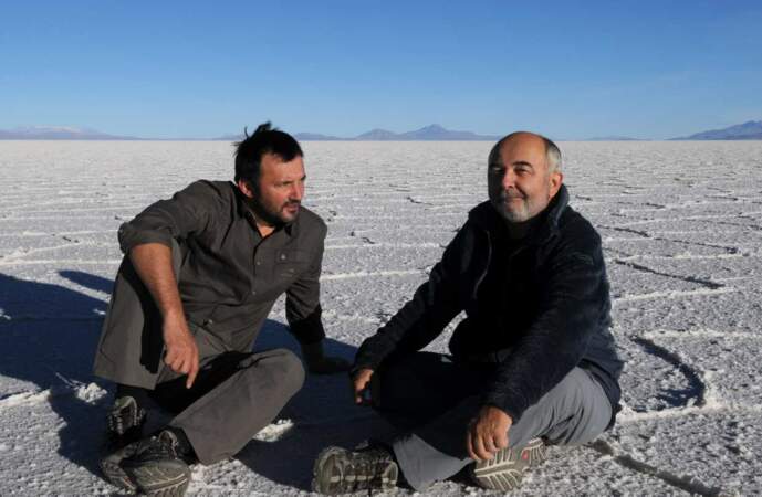 Ici, en Bolivie avec Gérard Jugnot 