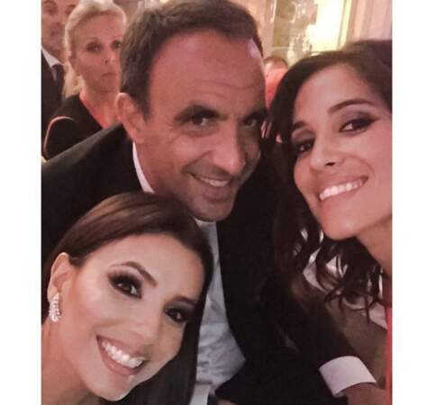 Ce selfie improbable : Eva Longoria, Nikos et Laurie Cholewa. WTF ?