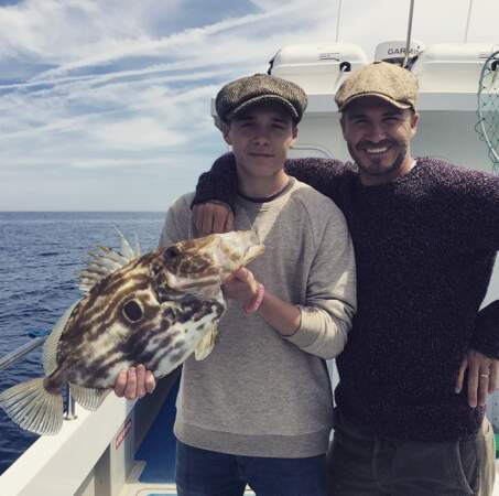 Un peu comme David Beckham qui part à la pêche avec son fils Brooklyn.
