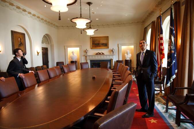 "Et donc, là, monsieur le Président, c'est le bureau ovale"
