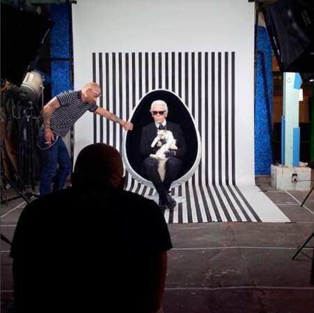 Karl Lagerfeld et Choupette, son chat superstar 