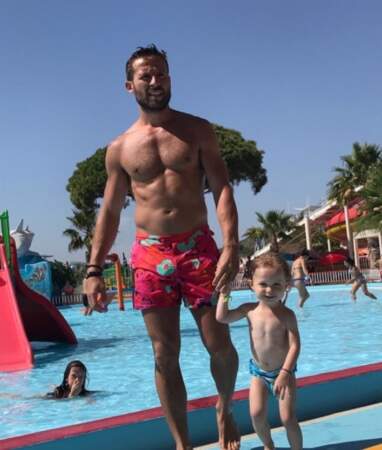 Au Portugal, le Français Yohan Cabaye et sa famille optent pour les jeux aquatiques