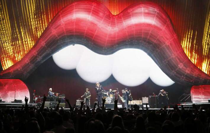 Les Rolling Stones en concert à Boston le 12 juin 2013