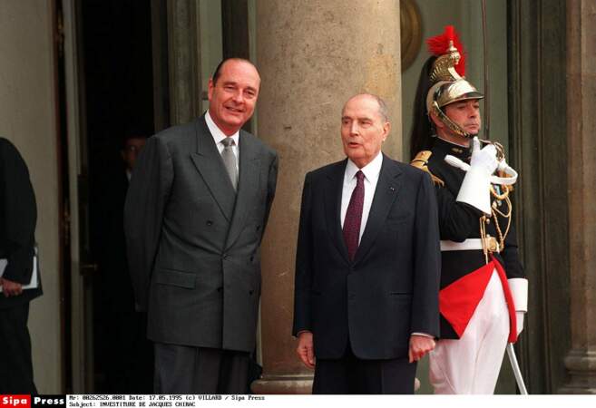 Chirac est le nouveau président. Mitterrand fait ses cartons...
