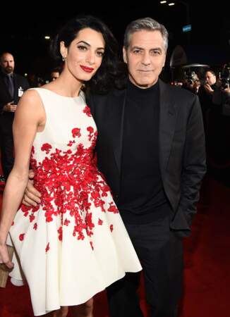Au bras de George, Amal Clooney a fait sensation avec sa sublime robe à fleurs