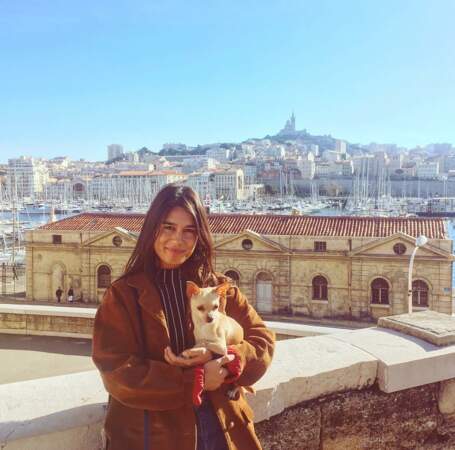 Elle adore aller à Marseille, sa ville natale