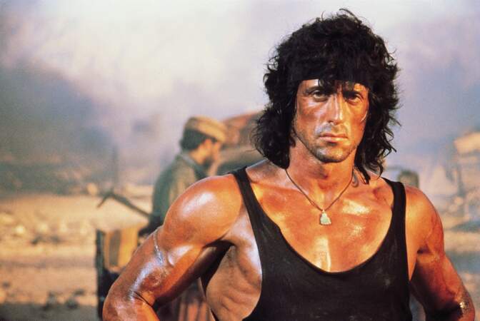 Superbe permanente dans Rambo 3 (1988)