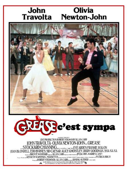 Grease, film culte avec John Travolta et Olivia Newton-John devient chez nos amis québécois...