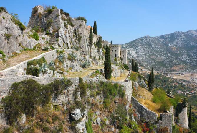 Il s'agit plus précisément de la forteresse de Kliss près de Split en Croatie