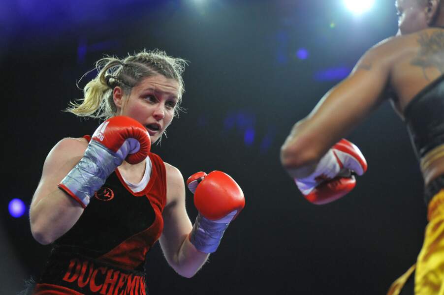 Angélique Duchemin, boxeuse, le 29 août 2017 (26 ans)
