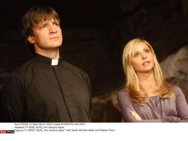 Le vampire croque du prêtre surtout lorsqu'il a le minois de Nathan Fillion (Buffy contre les vampires).