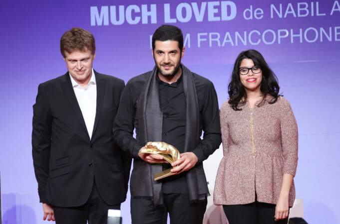 Nabil Ayouch, récompensé pour Much Loved, dans la catégorie Film francophone