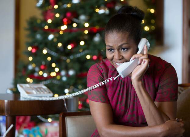 Dernier Noël des Obama, Michelle en profite pour conter des histoires aux enfants par téléphone