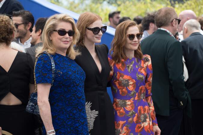Catherine Deneuve, Jessica Chastain, Isabelle Huppert : trois actrices au firmament