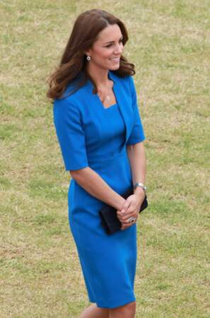 Kate Middleton en août 2014. Deux mois plus tard, elle a annoncé sa seconde grossesse