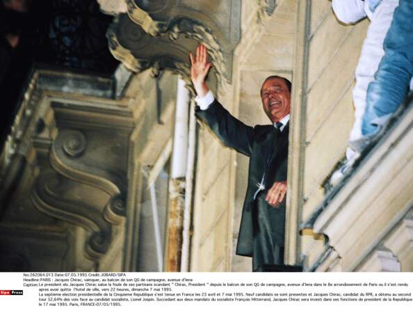 1995 : il est élu président de la République !