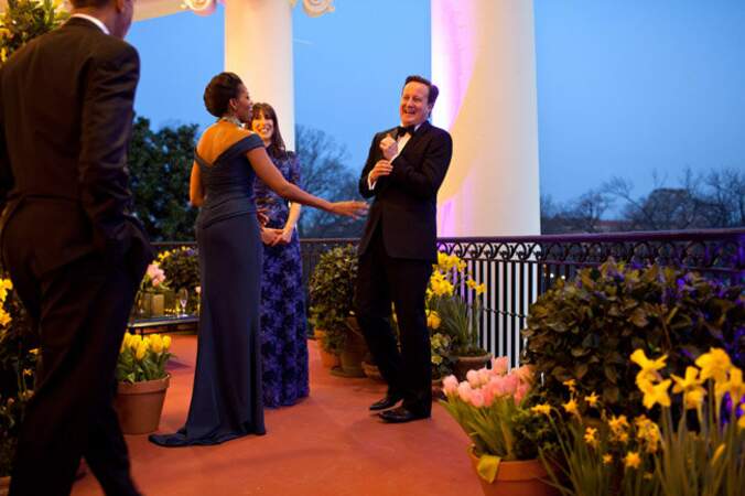 14 mars 2012 : la Maison-Blanche se pare de ses plus beaux atours pour recevoir David Cameron