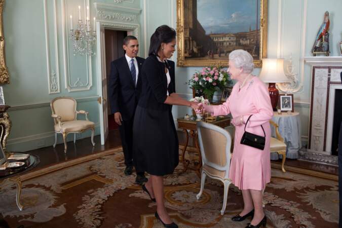 1er avril 2009 : Le Président rend visite à la reine Elisabeth II