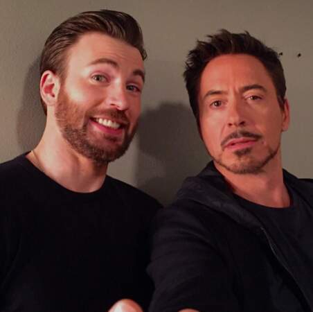 Dans la vraie vie, ils sont amis, le Cap et Iron Man