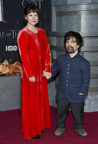 Peter Dinklage (Tyrion Lannister) et son épouse Erica Schmidt