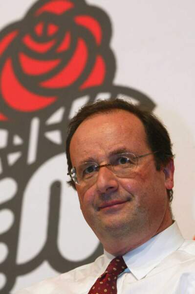 On termine avec le président François Hollande : le voici en 2005