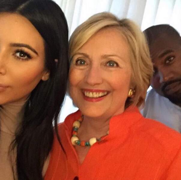 Hillary Clinton et Kimye. 