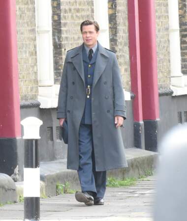 Brad Pitt continue le tournage du nouveau film de Robert Zemeckis à Londres