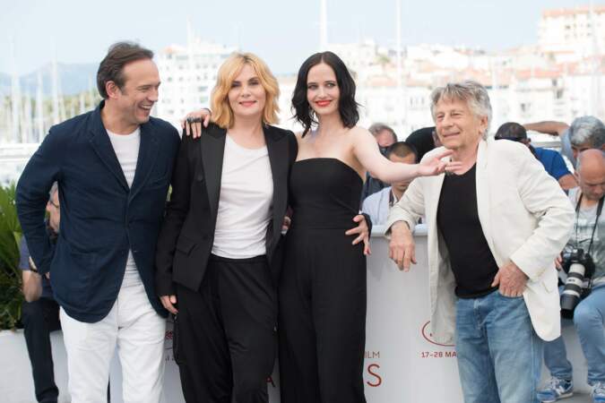Aujourd'hui à Cannes, Roman Polanski présentait son film D'après une histoire vraie