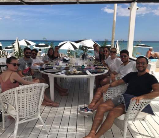 Les footballeurs Clément Grenier et Maxime Gonalons se sont retrouvés en vacances