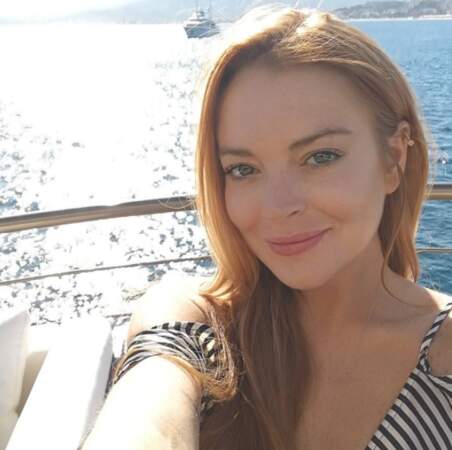 Lindsay Lohan est visiblement ravie d'être là !