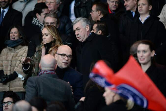 Carlo Ancelotti, l'ancien entraineur du PSG, était aussi présent