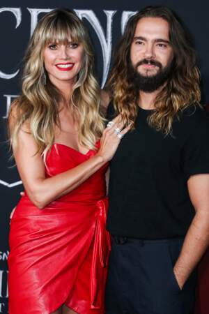 Heidi Klum, au bras de son mari Tom Kaulitz, du groupe Tokio Hotel