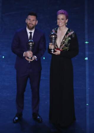 Megan Rapinoe et Lionel Messi sont les joueurs de l'année 2019 selon la FIFA !