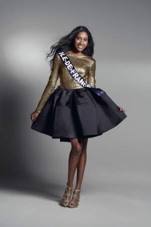 A 22 ans, Meggy Pyaneeandee concoure pour la région Miss Ile-de-France.