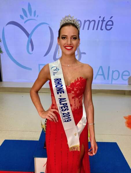 Chloé Prost a été couronnée Miss Rhône-Alpes