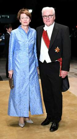 Le président allemand Frank-Walter Steinmeier et sa compagne Elke Budenbende